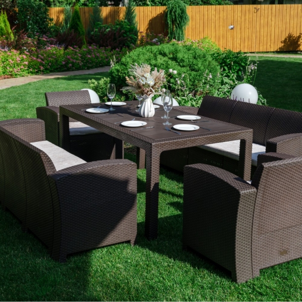 Комплект Royal Family GRAND LANA LUX DINING XL коричневый